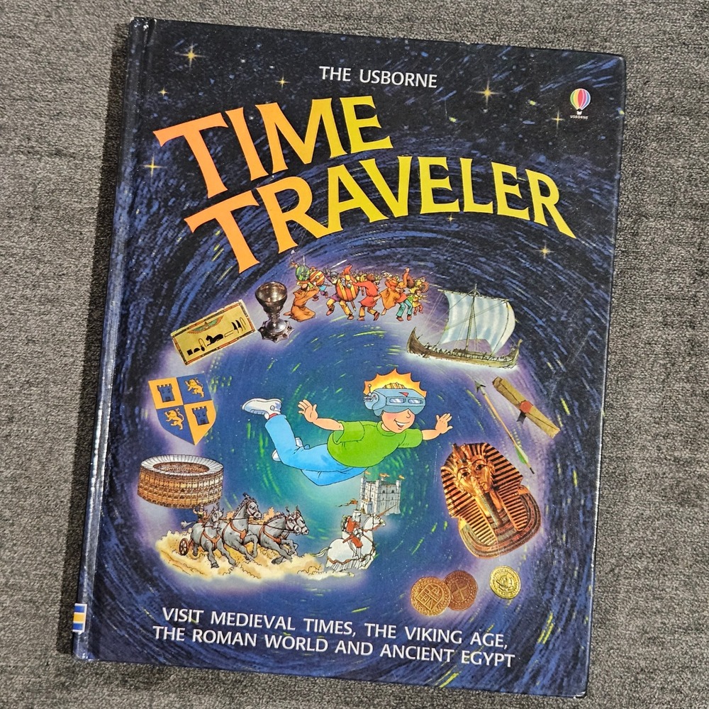 The Usborne Time Traveler Hardcover Childrens History Book Medieval Viking Roman